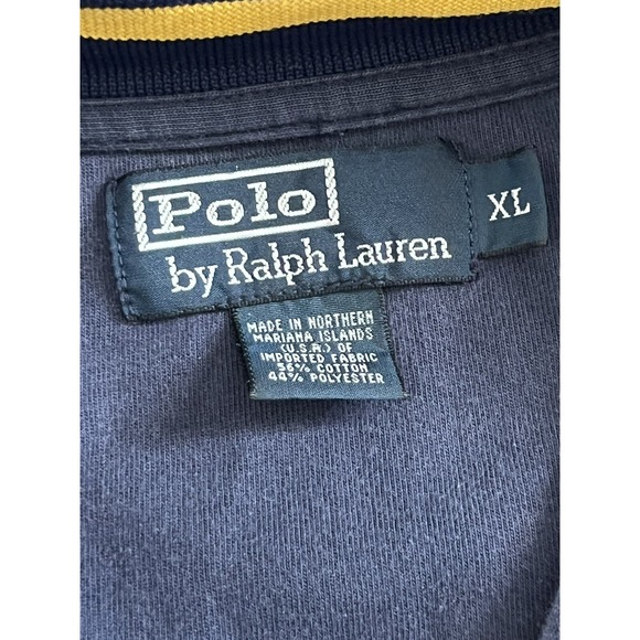 Vtg Polo Ralph Lauren Mens XL Jacket Univ Michigan #2 Blue & Gold BR - Picture 3 of 7